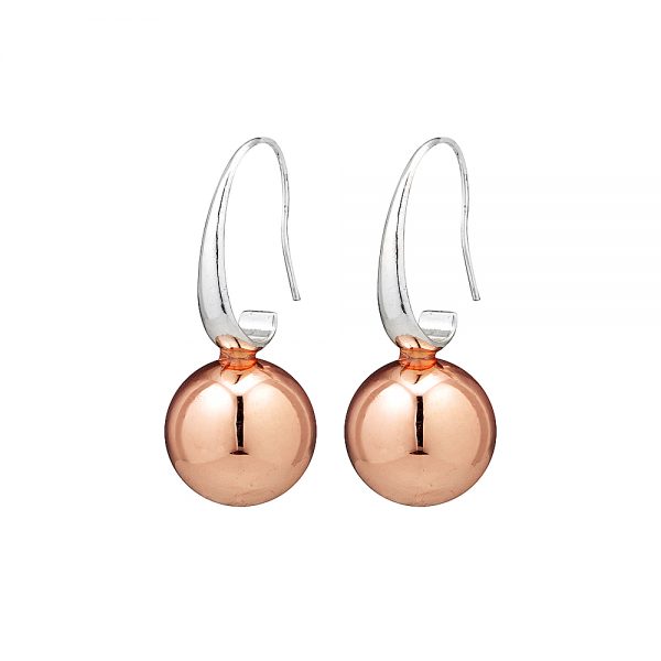 Sophie earrings Rose gold & Silver