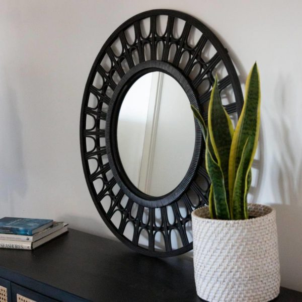 Inara Mirror 83x83x2.5cm Black - Image 4