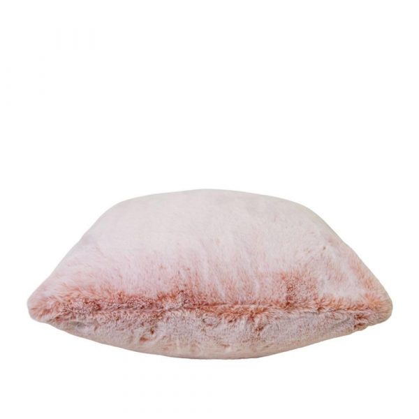 Archie Faux Cushion 50x50cm Soft Pink - Image 2