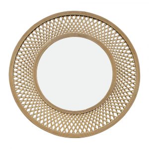 Duke Bamboo Mirror 96.5x2.5x96.5cm Natural