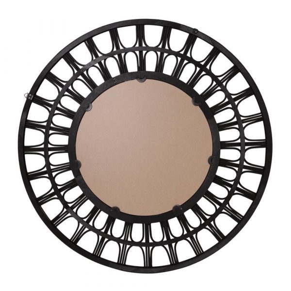 Inara Mirror 83x83x2.5cm Black - Image 2