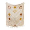 Jessie Textured Throw 130x160cm Ochre Multi