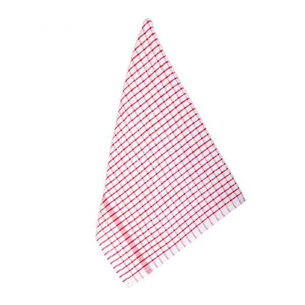 Elly 2 Pack Tea Towel 45x65cm Red - Image 4