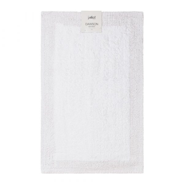 Dawson Bathmat 50x80cm White - Image 2