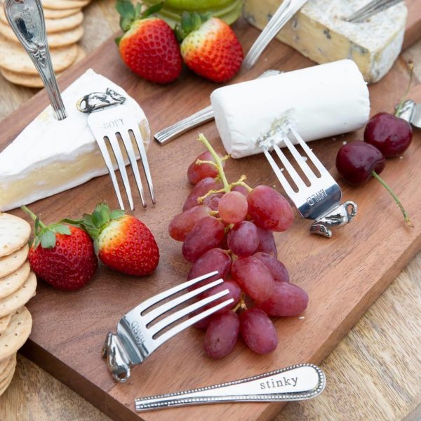 Ched Cheese Board & Marker Set 38x23x2cm Natural & Silver - Image 5