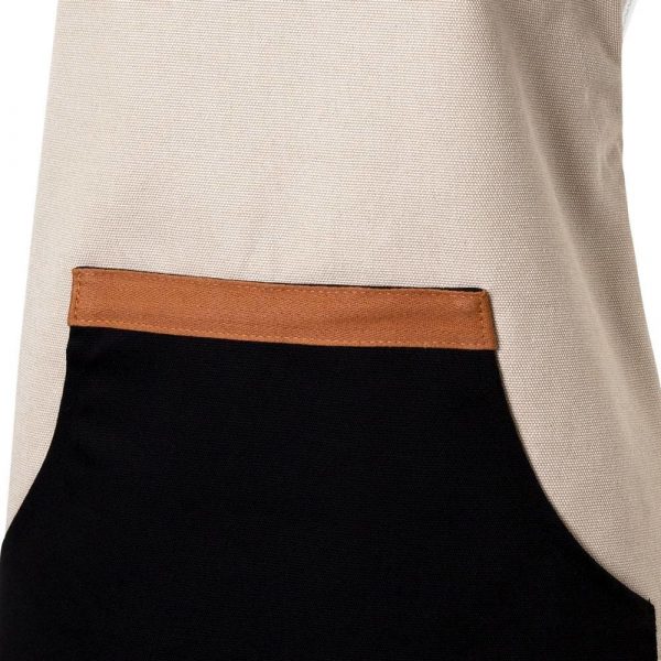 Selby Apron 83x68cm Sandstone & Black - Image 3