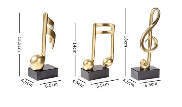 Musical Notes Gold - Image 4