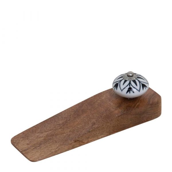 Jayda Door Stop 16x5x5cm Natural, Black & White