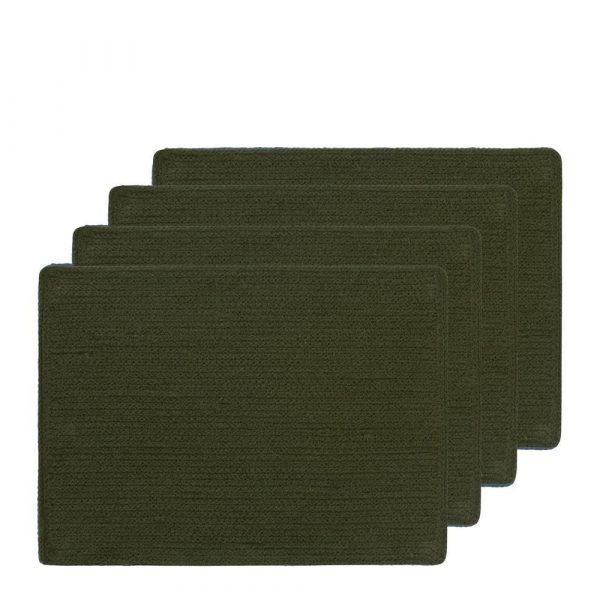 Miller Braided Placemat Set of 4 33x48cm Olive