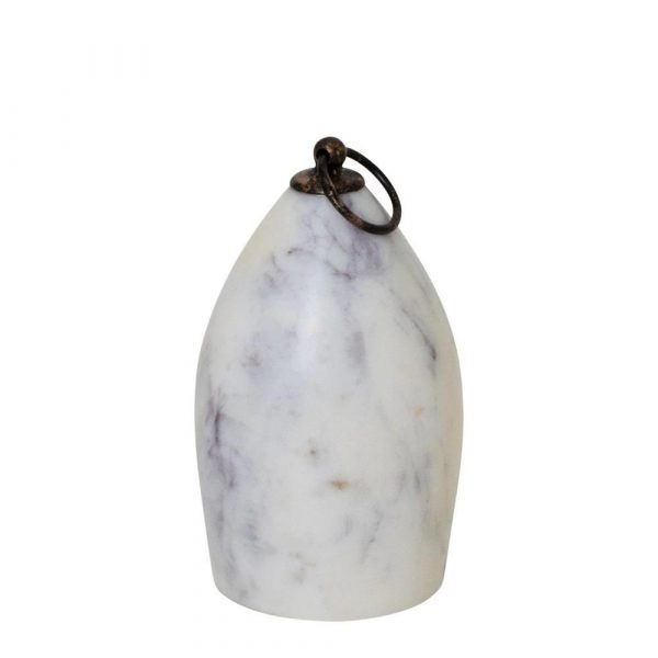 Nessa Door Stop 14x9cm White Marble