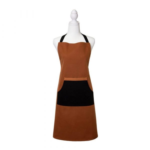 Selby Apron 83x68cm Ginger & Black