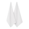 Waffle 2 Pack Tea Towels 50x70cm White