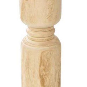 Wood Candle Holder Tall