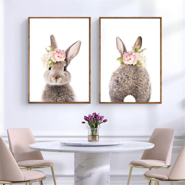 Canvas Print - Bunny Back - Image 2