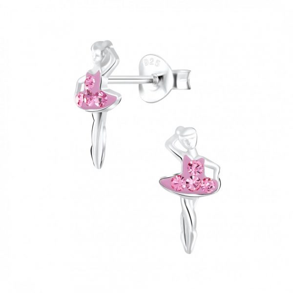 Ballerina Pink Stud Earring