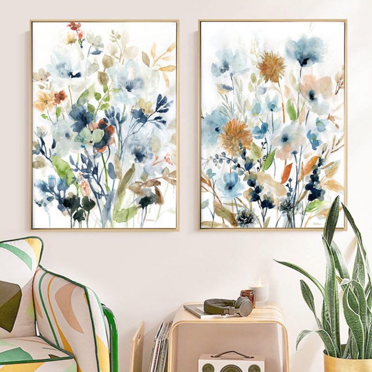 Spring Wild Flowers Wall Art - Urban Willow