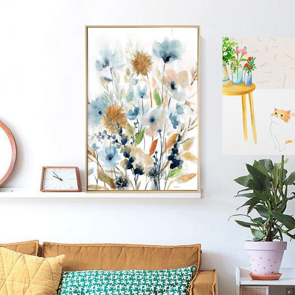 Spring Wild Flowers Wall Art