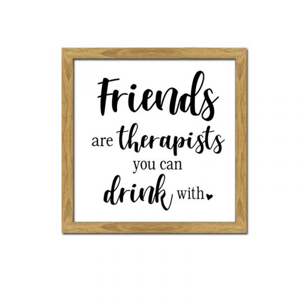 Friends Are Therapists Wall Hanging - Image 2