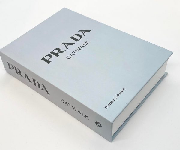 Prada Baby Blue Designer Storage Book - Image 3