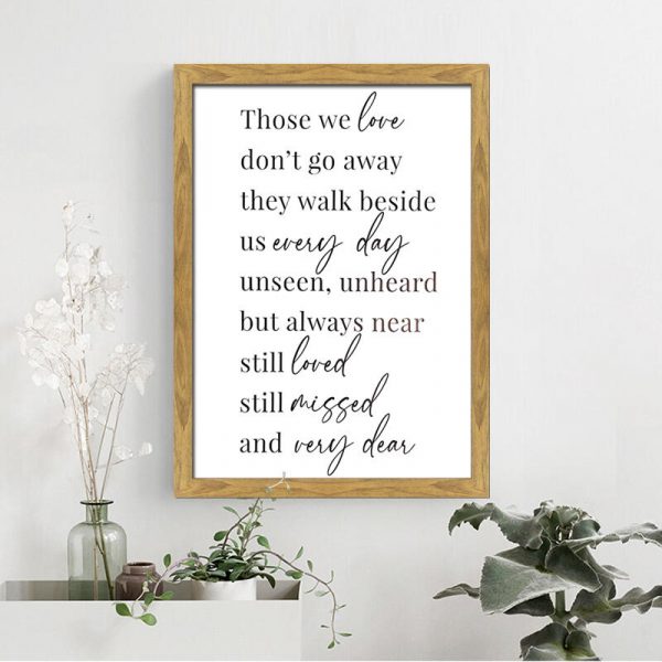 Those We Love Wall Hanging