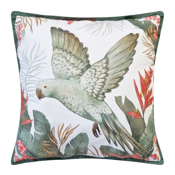 Tropical Cushion White Multi 50x50cm