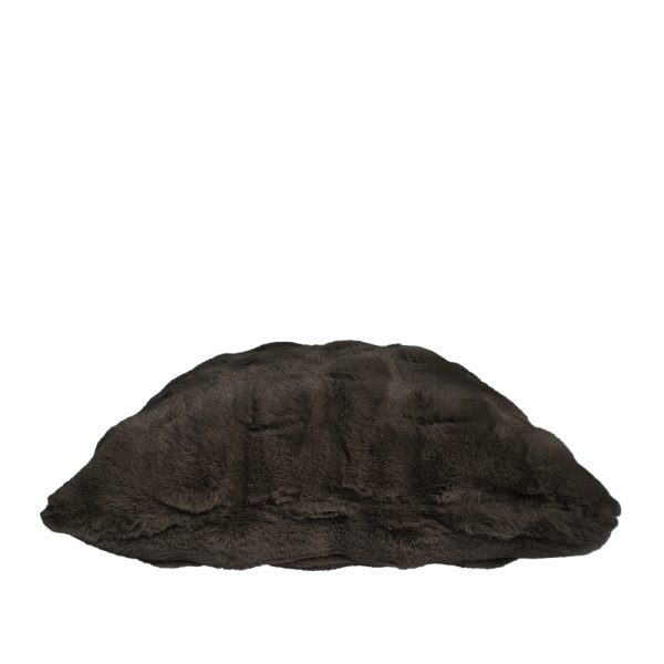 Tyler Faux Fur Cushion Graphite - Image 4