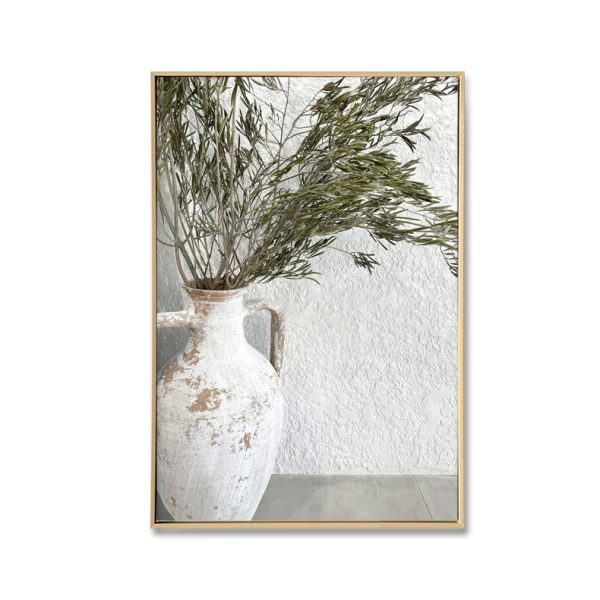 Tuscan White Pot Wall Art - Image 3