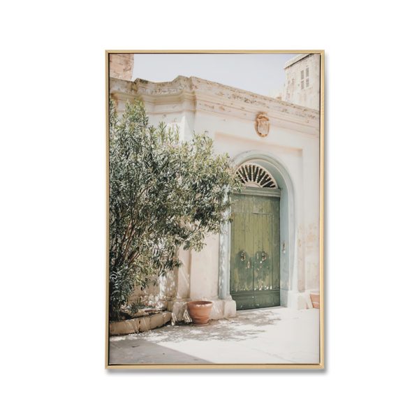 Tuscan Green Door Wall Art - Image 2